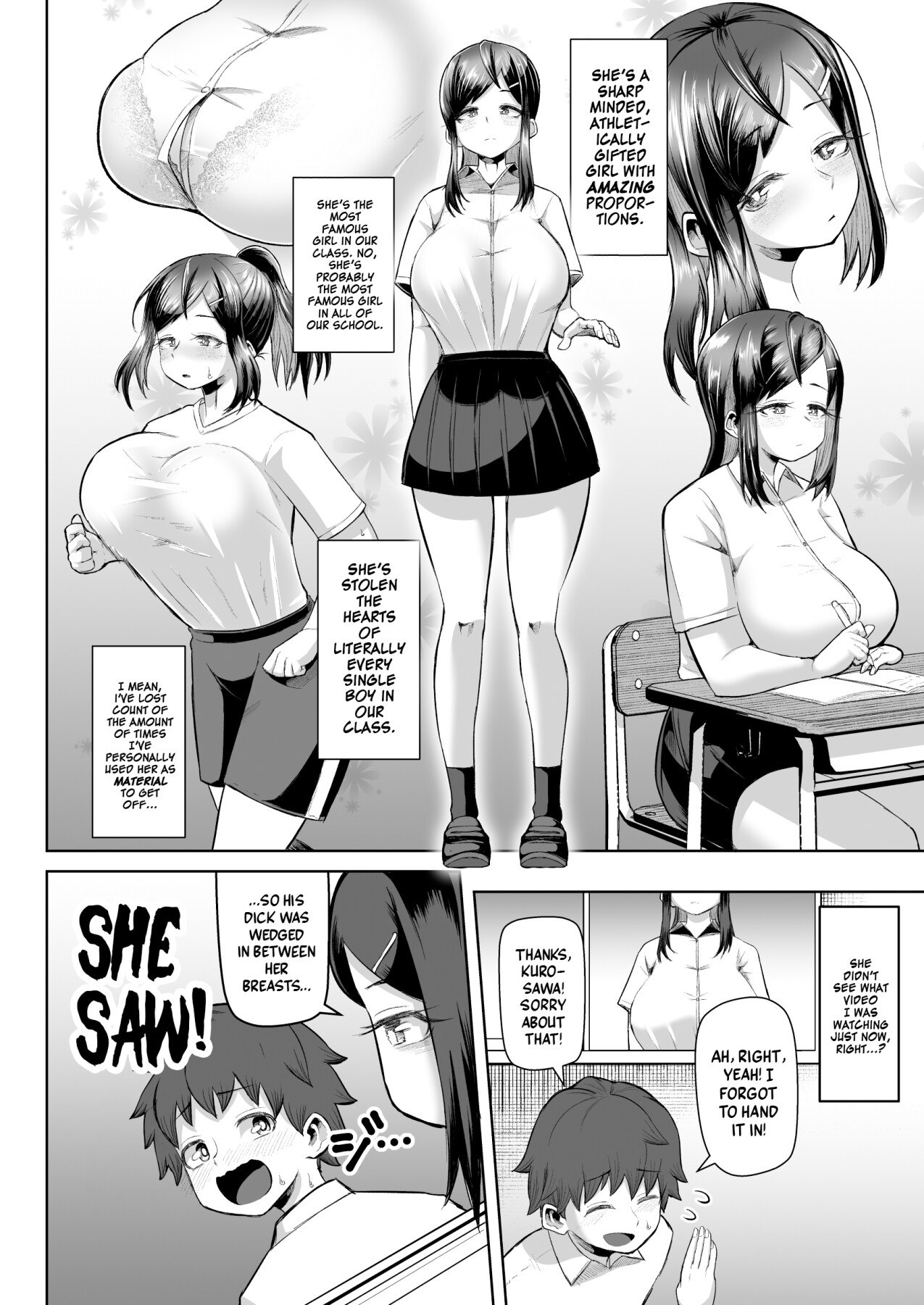 Hentai Manga Comic-My Classmate Who Gives Me Titjobs For Some Reason-Read-5